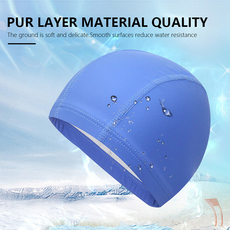 Adult Swim Cap Unisex Man Swimming Cap Woman Swim Cap Topi Renang Topi Mandi Kolam Topi Berenang Swimming Head Cover. 