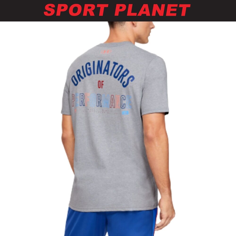 Under Armour Men Originator Back Short Sleeve Tee Shirt Baju Lelaki (1351628-035) Sport Planet 21-7. 