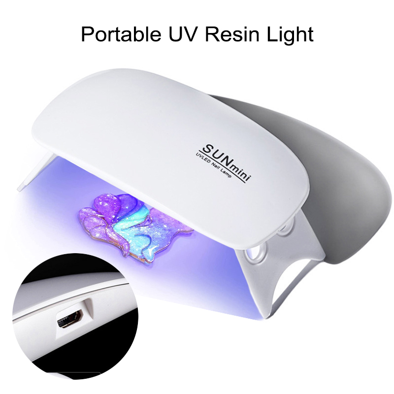 Portable Mini UV Lamp UV Light UV Resin Curing Lamp USB Charge for Resin Molds ANLAN. 