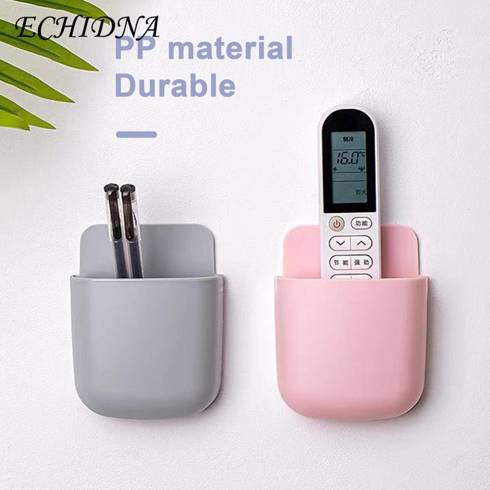 Non-drill Remote Holder 2pcs Remote Control Holder Wall Mount No Drill Tv Air Conditioner Storage Box Organizer. 