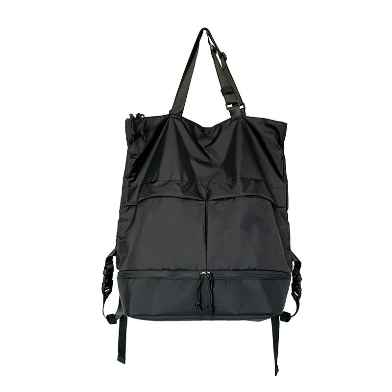【ZIME】Leacat Backpack Men Women Commuter Handbag Solid Color Shoulder bag Tote Bag Large Capacity Anti splash Nylon Backpack. 