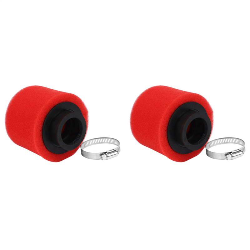 2 Pcs 32mm-33mm Black Foam Air Filter Pod Cleaner ATV Buggy PIT - Foto 2