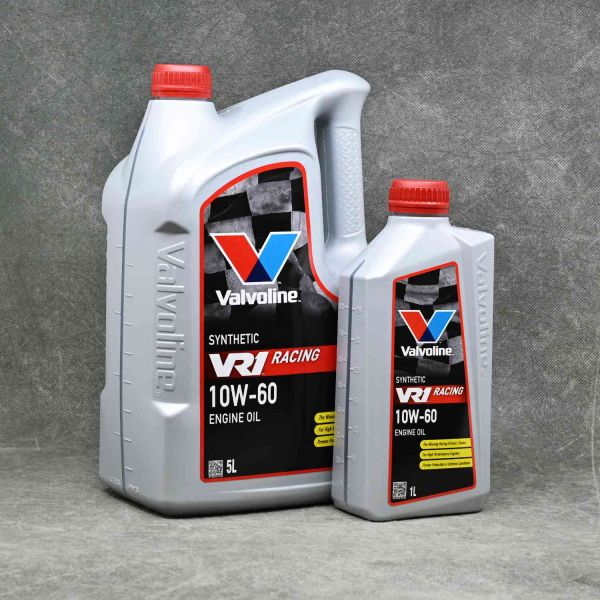 Valvoline VR1 Racing 10W60 (Semi Synthetic). 