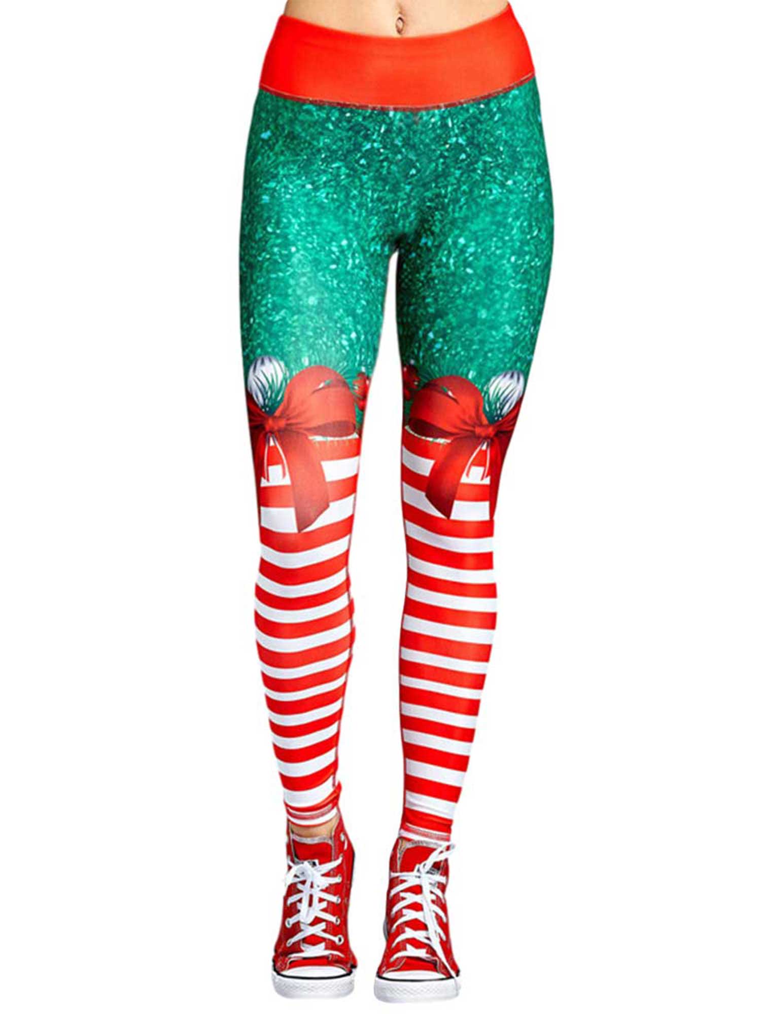 Women's Christmas-Themed Leggings, High 