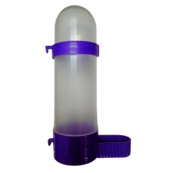 Dual purpose Bird Feeder Water and Container Food Dispenser Hanging in Birds Cage for Parrots Budgie Cockatiel (Random Colour). 