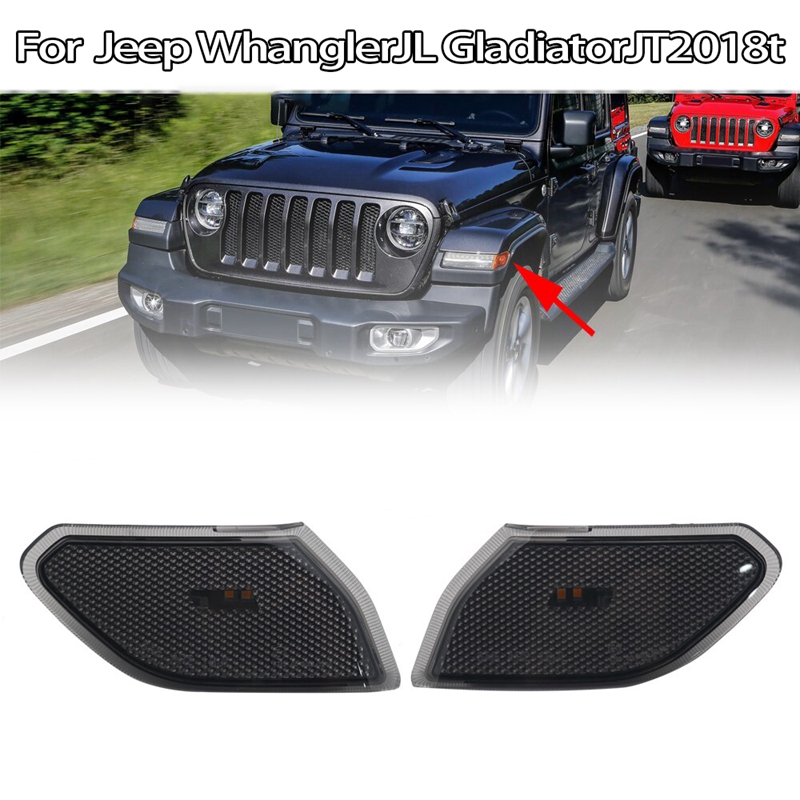 2Pcs Car Side Marker Turn Signal Warning Light Side Turn Signal Lamp for Jeep  Wrangler JL Sport 2018+: Buy Online at Best Prices in SriLanka 