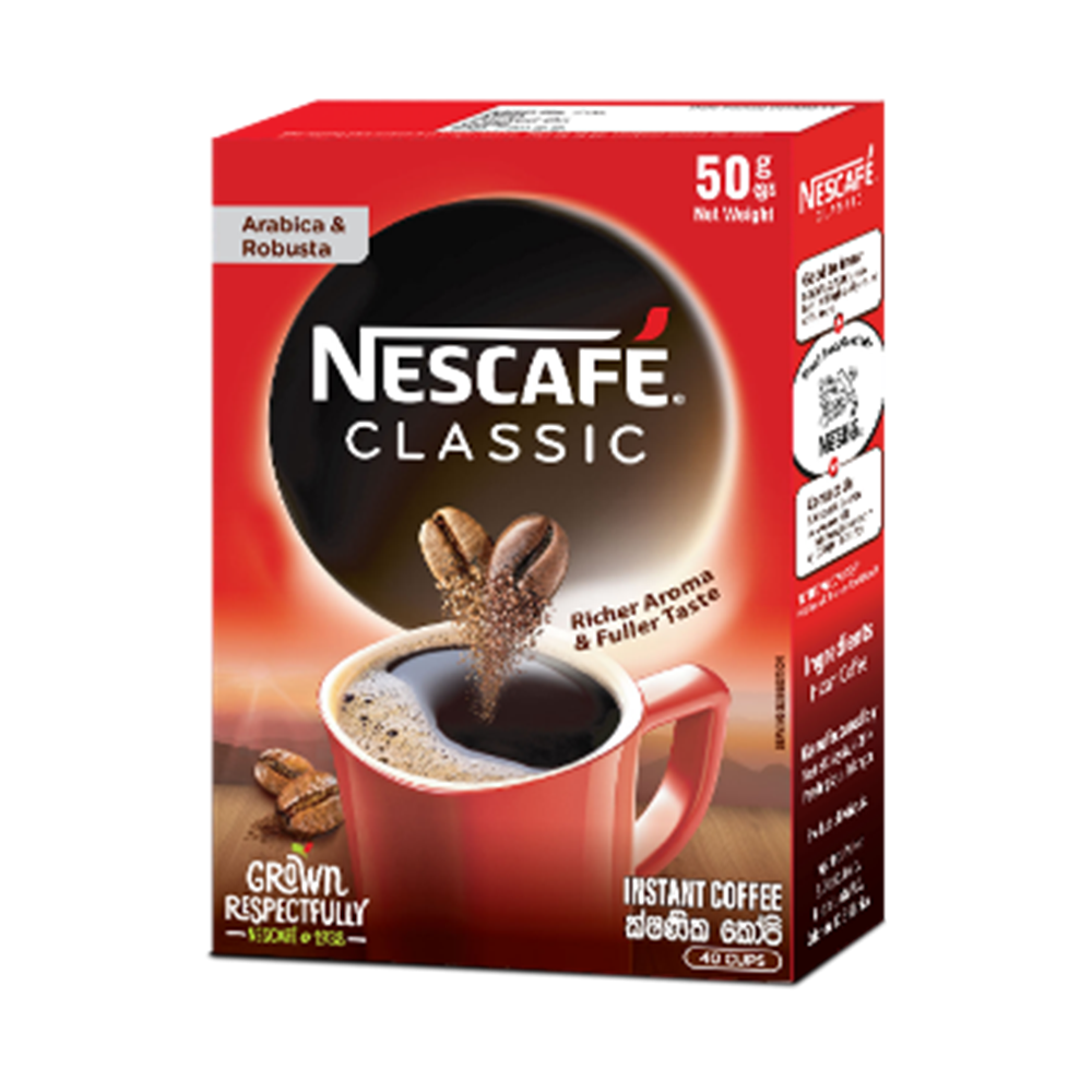 NESCAFE Classic Instant Coffee 50g Bag in Box | Daraz.lk