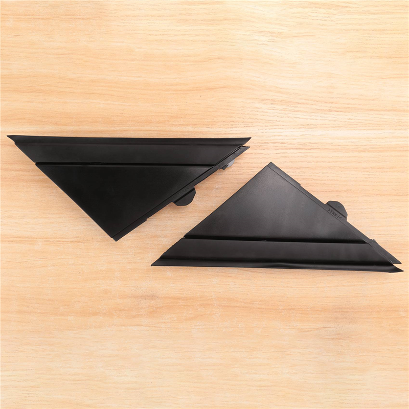 Car Left & Right Door Mirror Flag Cover Molding Triangle Cover. 