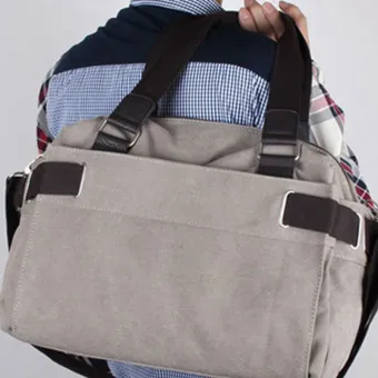 men's canvas handbags