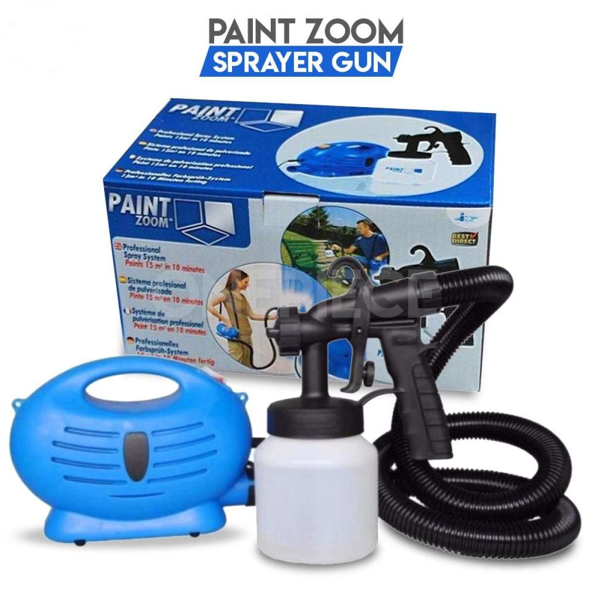 Paint Zoom Handheld Electric Spray Gun Kit Spray Gun Tool for Interior