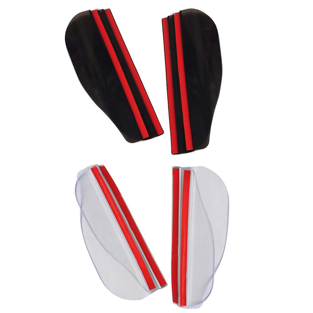 2Pcs Universal Flexible PVC Car Back Mirror Eyebrow Rain Cover Car Accessories Rearview Mirror Rain Shade Rainproof Blad(color: Transparent). 