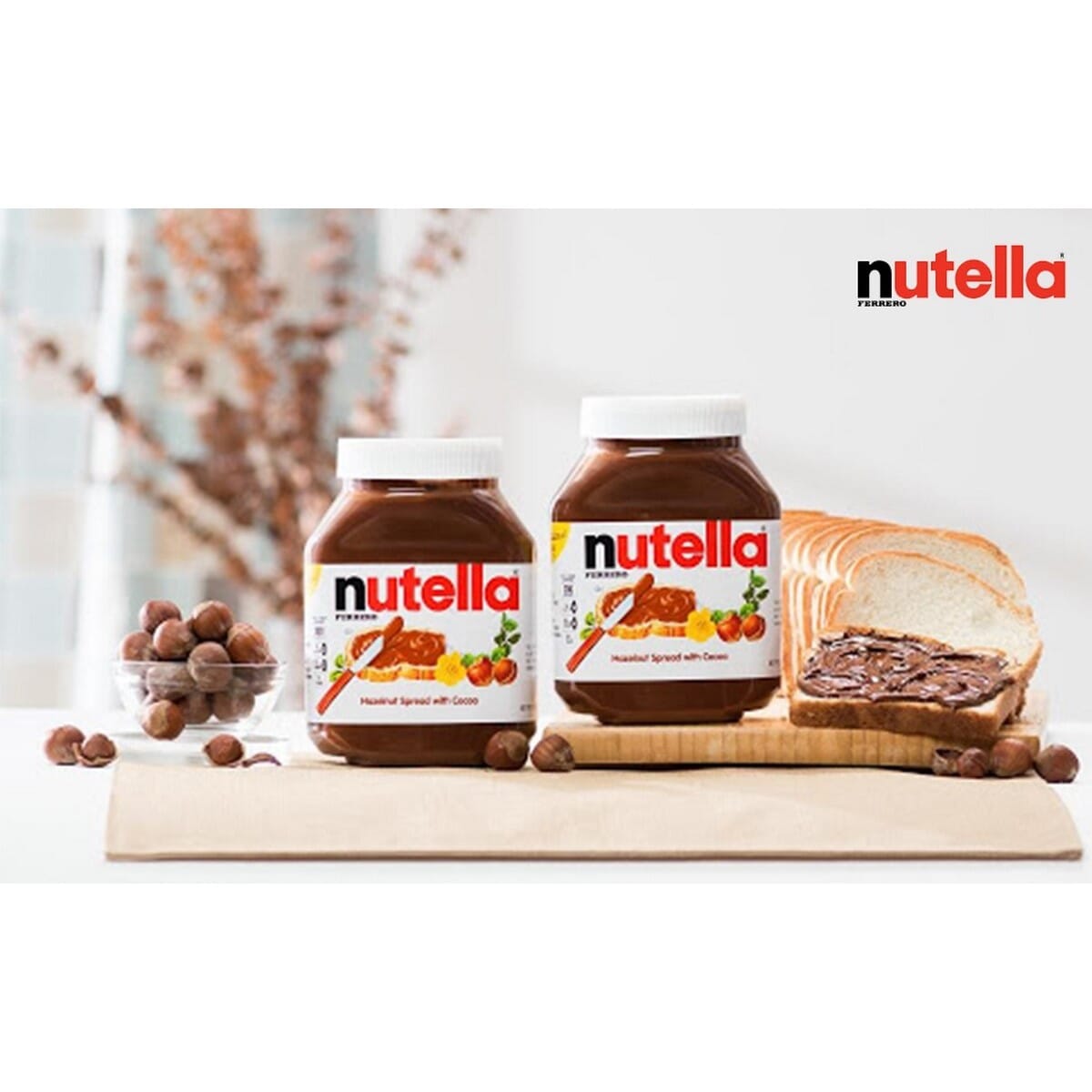Nutella Hazelnut Spread, 350g And Ferrero Rocher Chocolate, (16 Pcs