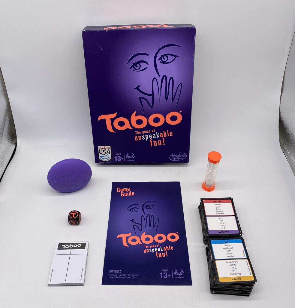 Taboo Board Game. 