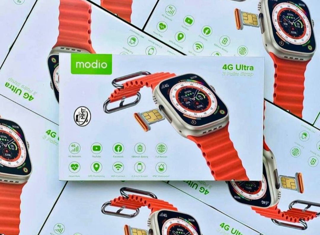 2023 Sim Insert Modio Smart watch 4G ultra 2.2 inch HD Display Smart