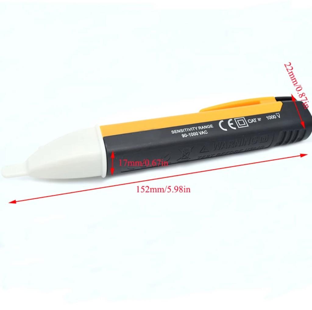 Voltage Tester Pen 90-1000 VAC / AC Power Outlet Voltage Detector Sensor Tester Pen LED light. 