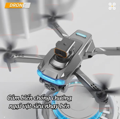 High-end drone flycam P15 pro dual camera 4k full HD, Wifi connection from phone transmits from a distance of 500m, anti-collision sensor. 