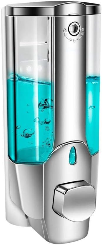 350ml Manual Wall-mounted Plastic Soap Hand wash Dispenser| Kitchen Bathroom Touch Hand Wash Pump| Plastic Liquid Hand Wash Shower Gel Holder- 1 Pcs. 