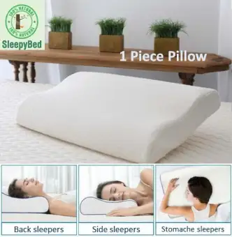 Natural Organic Latex Contour Pillow For Comfortable Sleep Bed