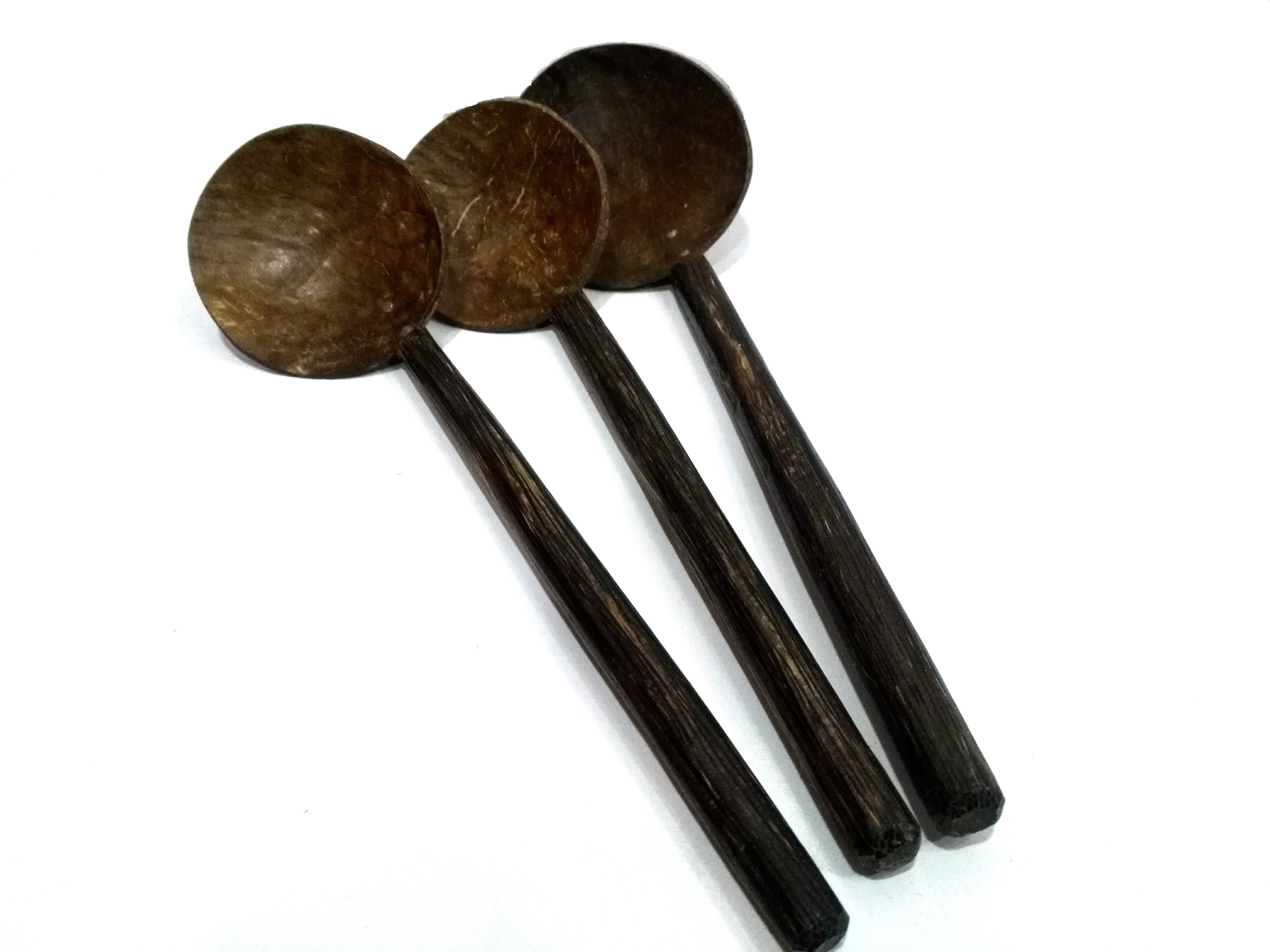 Home & Garden Sri Lankan Coconut Shell CookingServing Spoon In Two