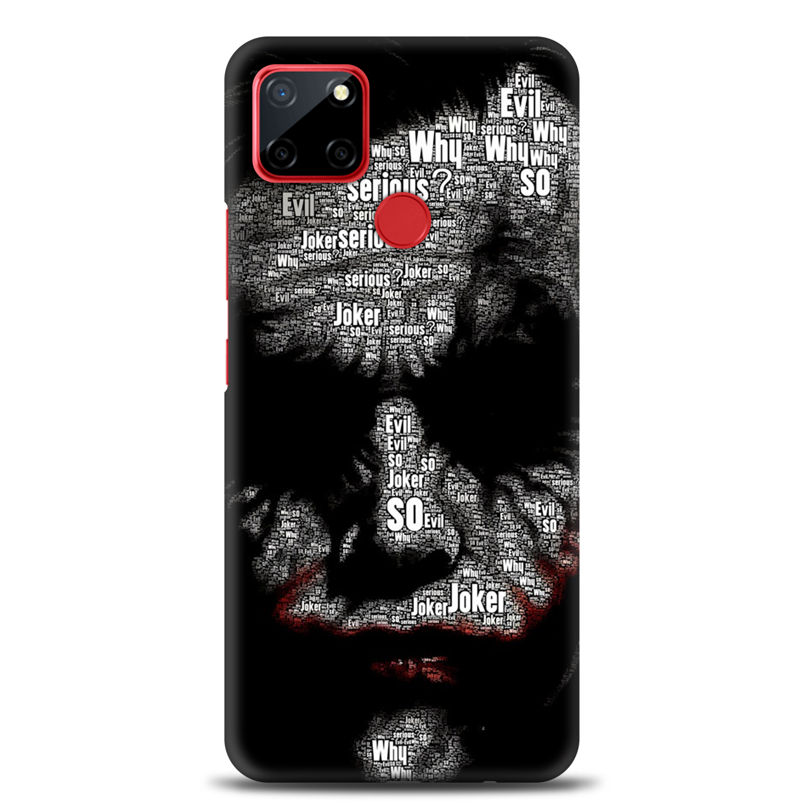 Back Cover For Realme C12 Black Joker