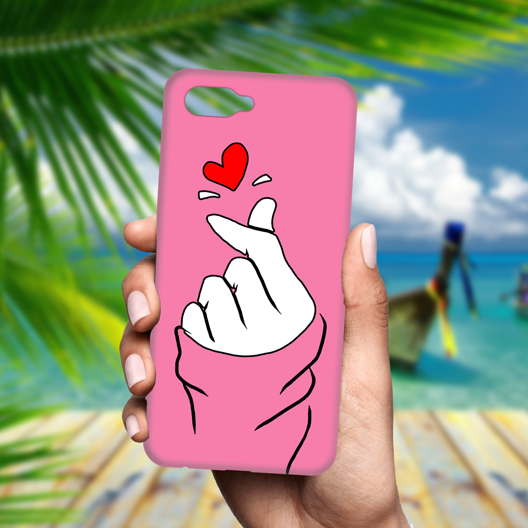 Back Cover For Samsung A20S Snapping Girl Design. 