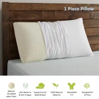 Natural Organic Latex Bamboo Standard Pillow For Comfortable Sleep