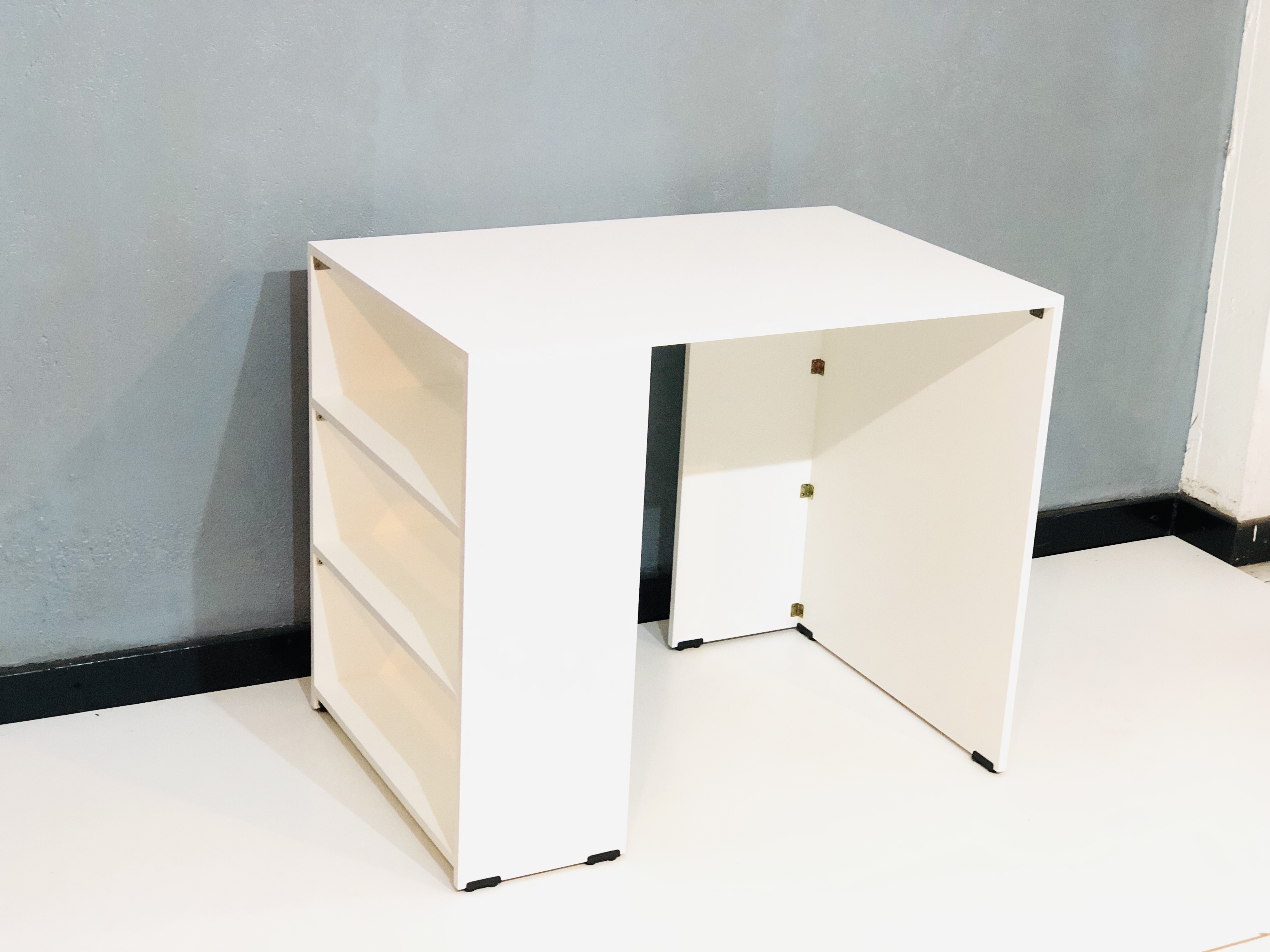 VTEC Simple Study Table/ Computer Desk/ Laptop Table/ Office table /Small Table / Kids Table / With side rack design /. 